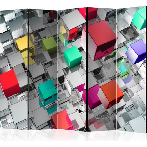 Paravent 5 Volets "Colours of Metal" 172x225cm (1/2)