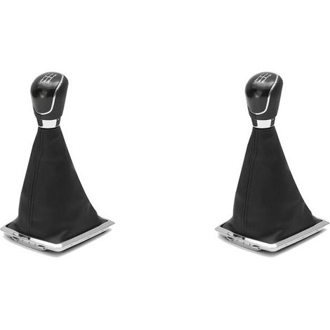 Copertura antipolvere per leve del cambio e coperchi del motorino di avviamento adatti a due leve del cambio manuale a 5 marce per auto, tra cui Ford Focus MK2, FL, MK3, MK4 e MK7.