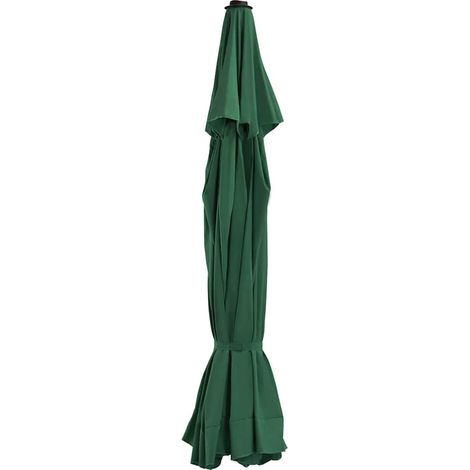 vidaXL Tela de repuesto para sombrilla verde 515 cm (1/5)