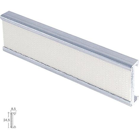 RIEL CHYC perfil estor velcro p-909 3,0mt plata , Perfil estor - Con velcro- Modelo p-909 - Color plata- Medidas: 3,0 metros.- Ideal para el montaje