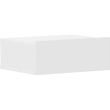 Maison Exclusive - Hängender Nachttisch Weiß 40x30x15 cm Holzwerk