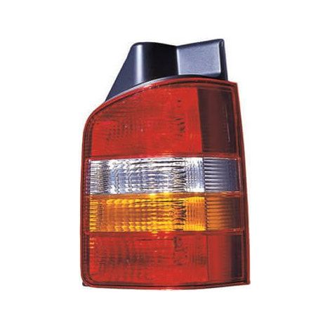 Feu arrière droit rouge et orange 2 portes Volkswagen Transporter T5 phase 1 2003-2009
