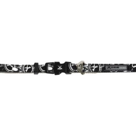 X-TRM Halskette schwarzes Logo 20mmx36-48 cm