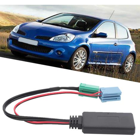 Adaptateur Bluetooth 5.0 Mini ISO 6-8 Broches pour Renault Clio Espace Kangoo Laguna avec Câble AUX (1/5)