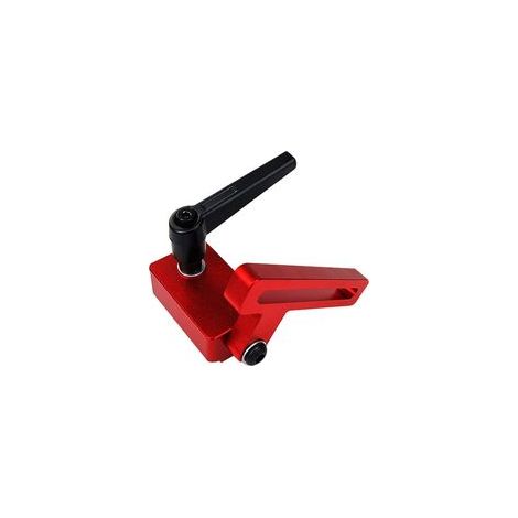 Pour rail en T de type 30, support de rail pour le travail du bois, outil d'arrêt de rail en biseau pour bricolage, butée de rail en biseau à fente en T, outils de travail du bois, butée de rail en bi (1/5)