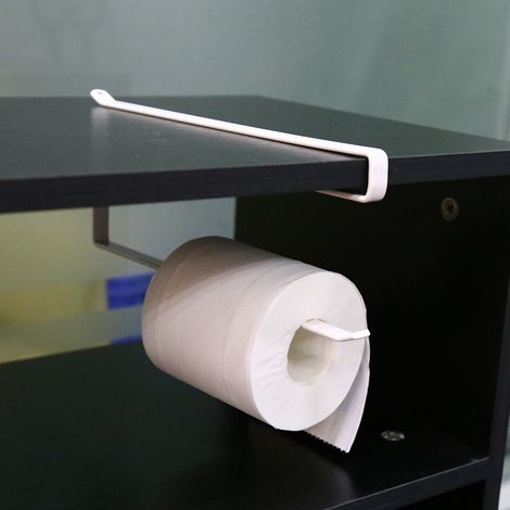 Toilettenpapierhalter aus Edelstahl für die Montage unter dem Küchenschrank, Küchenaufbewahrungsregal (1/5)