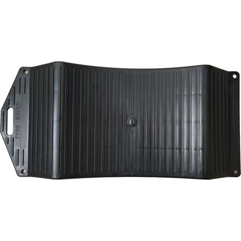 Satz mit 2 XL-Reifenunterlegkeilen gegen Ovalisierung – Tragfähigkeit 3,5 Tonnen – 440 x 200 mm – Rutschfest, verhindert Standplatten (1/3)