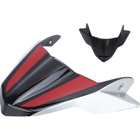 Déflecteur d'air latéral de carénage de pare-brise avant rouge pour Yamaha MT-09 FZ-09 2017-2020 (1/5)