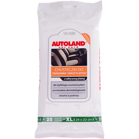 TOALLITAS PARA TAPICERÍA TEXTIL AUTOLAND (25 UNIDADES) (12) (1/2)
