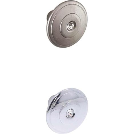 Pomello per mobili stile Moderno Serie 15 Giusti - 30 Verniciato Nichel Satinato