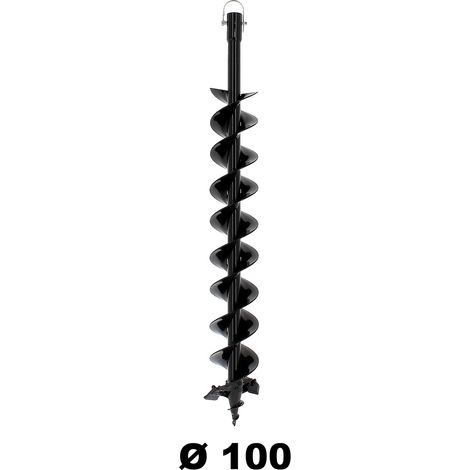 Mèche semi-professionnelle Ø 100 mm – Longueur 80 cm – Couteaux interchangeables pour tarière thermique – Évacuation optimale de la terre – Suricut (1/4)