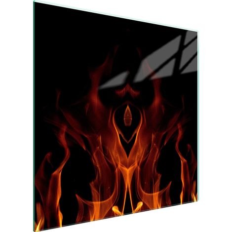 GLASSCHUTZPLATTE FÜR HERD 50x52 FIRE (1/5)