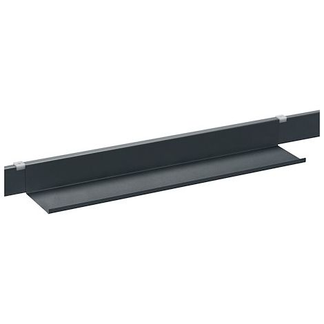 Goulotte passe-câbles horizontale L 60 cm - Team line - anthracite - Maxiburo