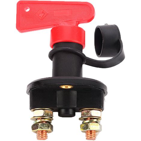 Universelle Interrupteurs de Batterie Isolateur Interrupteur Principal D'isolateur de Batterie Interrupteur de Coupure de Puissance Isolateur Convient pour à la Voiture Véhicules Marine Bateau, (1/5)