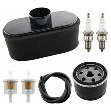 Ensemble de filtre à air avec pré-filtre à huile et bougie d'allumage pour moteur 4 temps de rechange Kawasaki FR651V FR691V FR730V FS481V FS541V FS600V FS651V FS691V FS730V. (1/4)