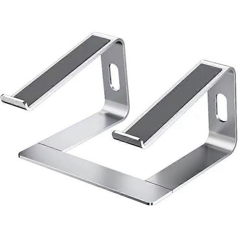 Support pour ordinateur portable de bureau, rehausseur amovible en aluminium pour ordinateur portable, support ergonomique pour ordinateur portable (1/4)
