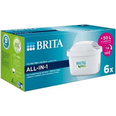 Brita Filtro per acqua MAXTRA PRO All-in-1 Pacchetto semestrale