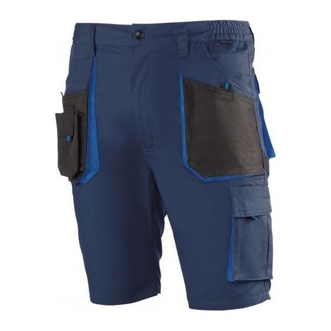 Bermuda Laboral Top Range Azul Marino/Negro Modelo 982 Talla S JUBA