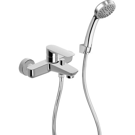 Miscelatore vasca esterno Nove in ottone cromo di Paini (1/4)