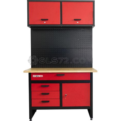 BANCO DE TRABAJO MESA TALLER CON CAJON PANEL HERRAMIENTAS HOLZMANN WHL1200 (1/5)