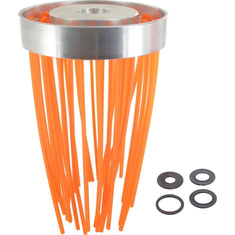 Tête de brosse de nettoyage 18 fils nylon