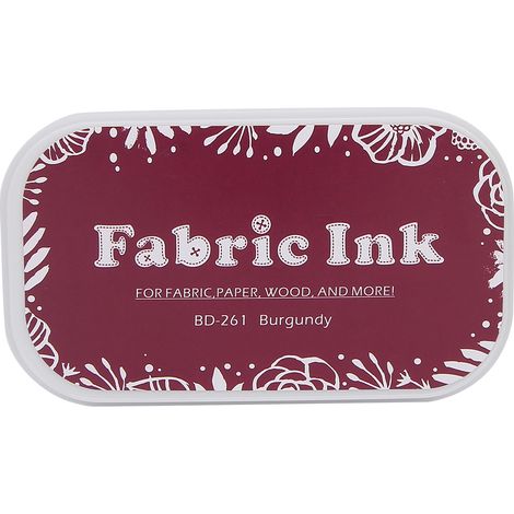 Agenda éponge vintage multifonction BD-261, tampon encreur pour scrapbooking et peinture, carnet coloré, accessoire de loisirs créatifs, rouge vin (1/5)