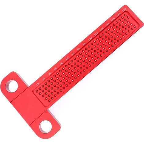 160mm T-type aluminum alloy metric measuring ruler for woodworking (1/4)