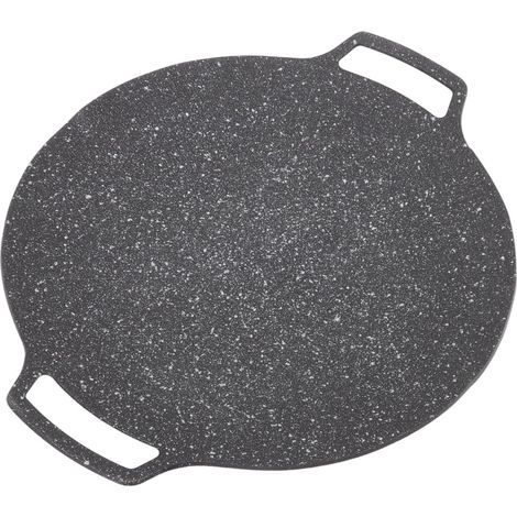 Poêle à Griller Antiadhésive pour Barbecue Coréen, Plaque de Cuisson à Induction Antiadhésive, Cuisine Coréenne pour Barbecue, Poêle à Griller Antiadhésive pour la Maison et(Gas Type 33cm) (1/5)