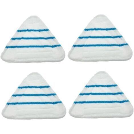 Tampons de vadrouille à Vapeur lavables Chiffons de Nettoyage Sol en Microfibre Remplacement Ensemble 4 tampons Sol pour vadrouille à Vapeur Nettoyage en Profondeur des Carreaux b (1/5)