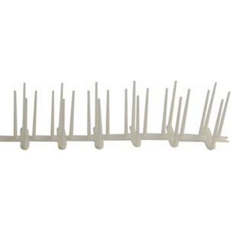 100PZ DISSUASORE VOLATILI PER MURETTO IN PLASTICA - cm.50x7,8h.