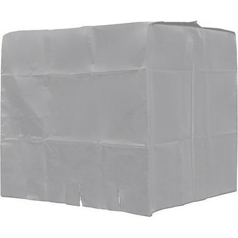 Housse de protection IBC 600L AIDUCHO – Couverture antipoussière et pluie en tissu Oxford 210D, 120x80x100cm, gris – Bâche imperméable pour réservoir (1/5)