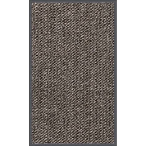 Paillasson touffeté Tapis de salon Style Moderne - Tapis de sol 90x150 cm Marron foncé BV834302 - BonneVie (1/5)