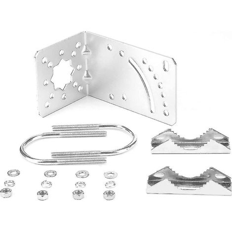 Support de fixation sur poteau en L, support de montage mural, accessoires de quincaillerie pour antenne extérieure LPDA avec U- (1/5)