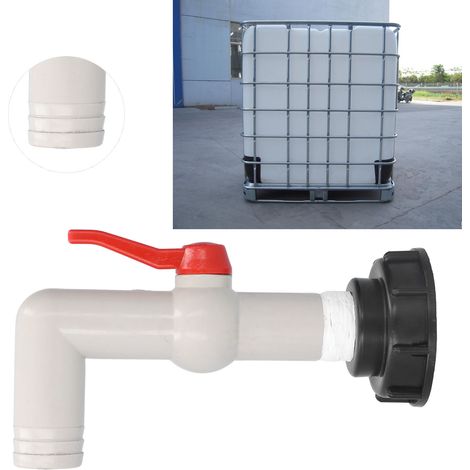 90°-Ventilanschluss für IBC-Container, 32-mm-Abfüllhahnanschluss für IBC-Container (1/5)