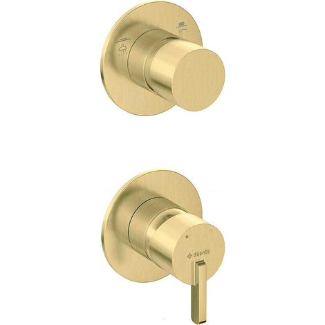 Deante Silia rubinetto doccia incassato oro spazzolato