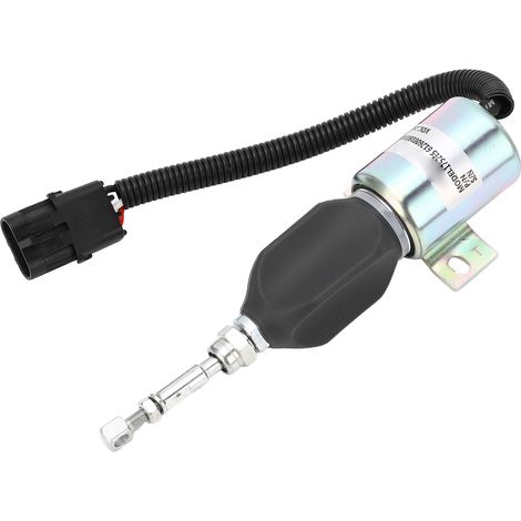 24V DC Kraftstoffabsperr-Magnetventil 1752ES 612600180008 kompatibel mit Cummins 5,9L und 8,3L Motoren. (1/5)