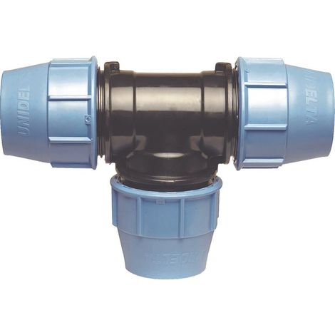 Raccord plastique Té égal pour tube PE Ø40 mm (1/2)