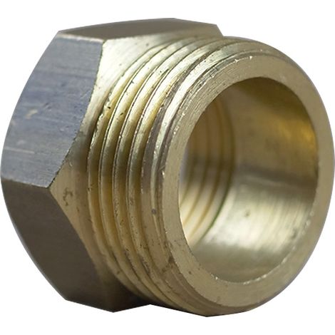 Arcanaute – Mamelon laiton réduit mâle 3/4'' (20/27) – Femelle 5/8'' (17/23) – Raccords conformes aux normes sanitaires – Étanchéité avec ruban téflon (1/3)