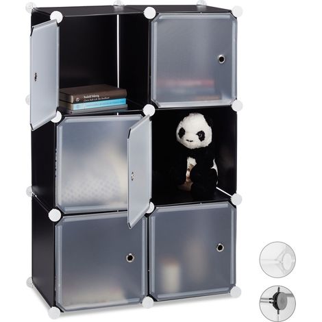 6 door shelving system