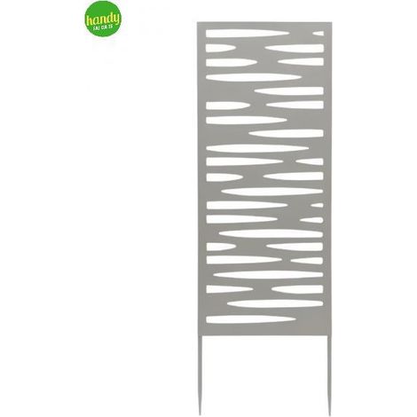 Pannello decorativo Verdemax 50 x 100 cm in metallo antracite