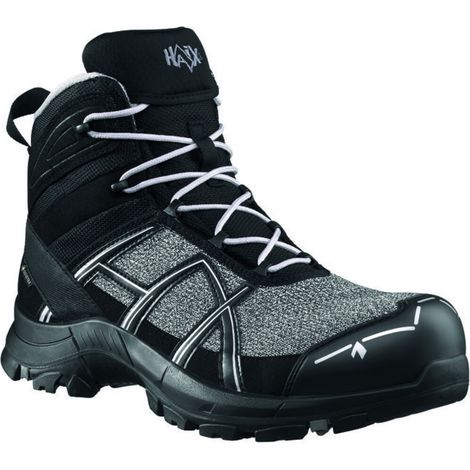 HAIX Stiefel BLACK EAGLE Pro, MID, S3, schwarz-silber, Gr. 11,5 (47)