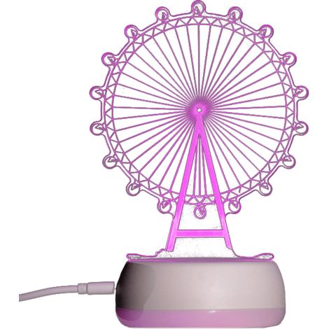 Lampe décorative manège ferris wheel 3D, veilleuse artistique table lumineuse (1/2)