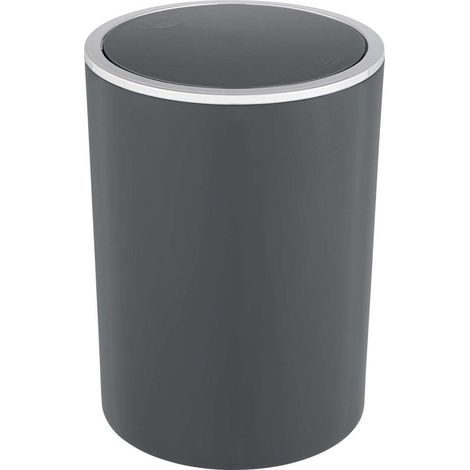 Wenko INCA cubo de basura 5L gris para baño