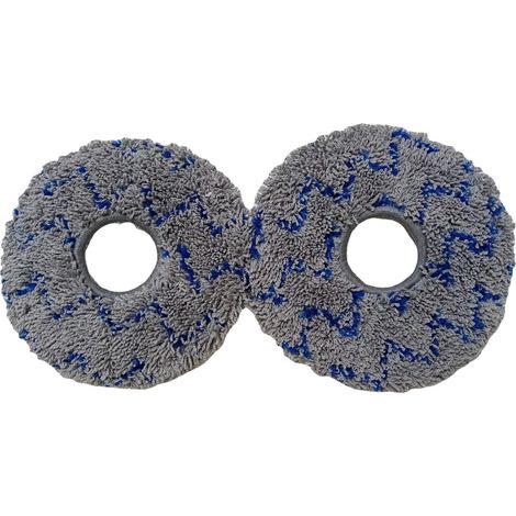2 pièces pour covos Ecovacs accessoires chiffon de lavage modèle X1,chiffon de remplacement pour robot balayeuse T10 TURBO (1/5)