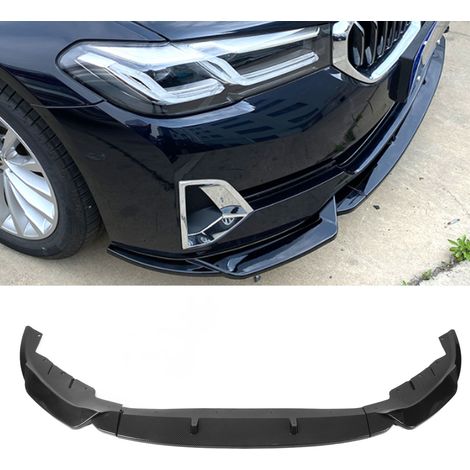 3-teiliger Frontstoßstangendiffusor mit Spoiler für BMW 5er G30 G31 520i 525i 530i ab 2021 (Teilenummer 348) Carbonfaser-Optik (übergroß) (1/5)
