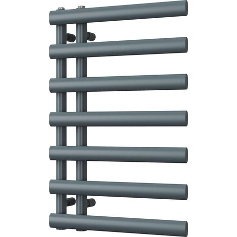 Elyan - Anthracite Towel Radiator - H766mm x W500mm (1/3)