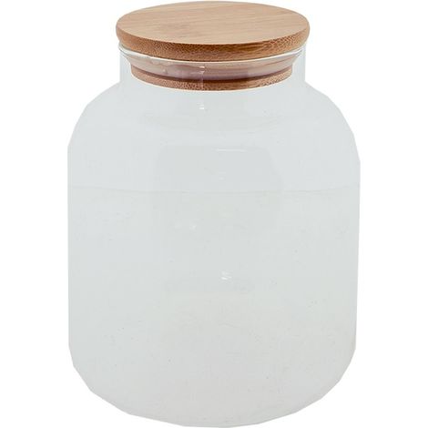 Bocal de Conservation en Verre Pot de Stockage pour Cuisine et Placard 1200 ml - PANGIVO (1/2)
