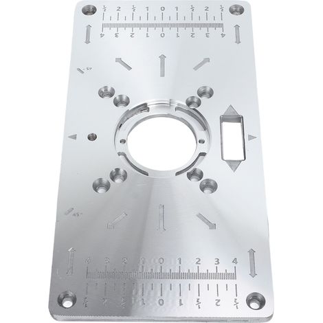 Multifunktionaler Aluminium-Frästisch, Spindeleinsatzplatte, neigbarer Holzbearbeitungstisch, Frässet (1/5)