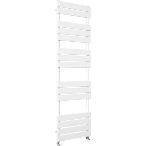 SKY Bathroom White Flat Panel Heated Towel Rail Bathroom Radiator 1600x450mm (1/5)