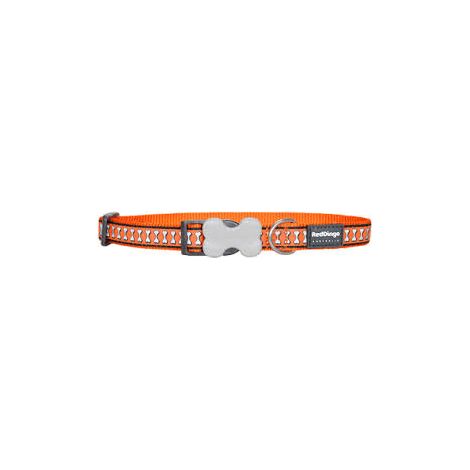 Rd collier chien reflech. S orange (1/3)